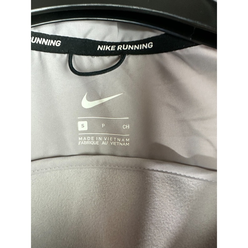Nike Running Aerolayer Quilted Puffer Vest Grey Lavender Zip Up 856222-059 Small - Picture 10 of 14